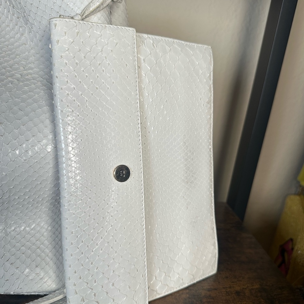 ULTRA RARE Dior Python White Gold Runway Bag - Picture 3 of 14